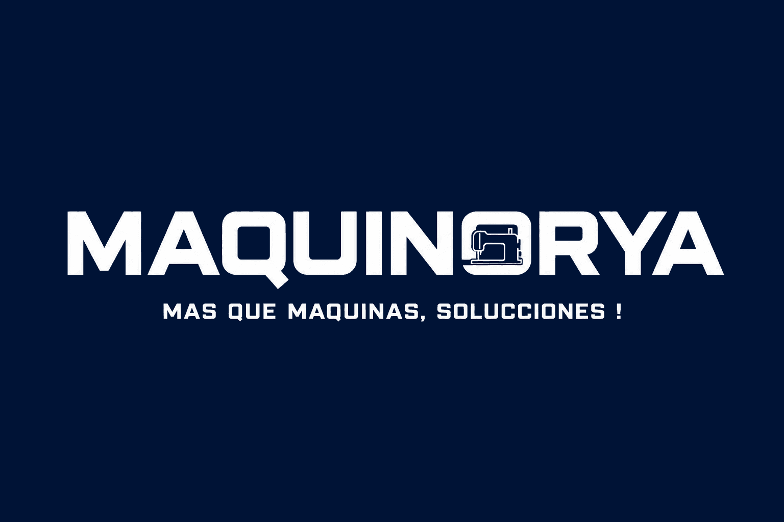Maquinorya – Vertrieb von Industriemaschinen