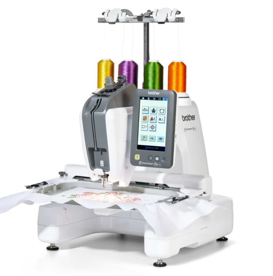 Brother Stickmaschine PR1 — 1 Nadel, Freiarm, 300 × 200 mm